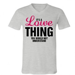 Unisex V-Neck Jersey Tee