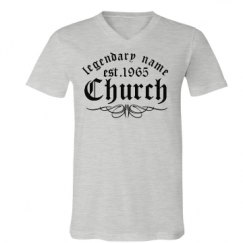 Unisex V-Neck Jersey Tee