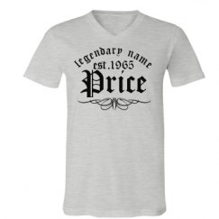 Unisex V-Neck Jersey Tee