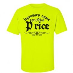 Unisex Ultra Cotton Safety Neon Crewneck Tee