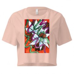 Ladies Festival Cali Crop Top Tee