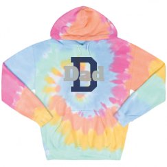 Unisex Tie-Dye Fleece Hoodie