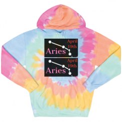 Unisex Tie-Dye Fleece Hoodie