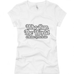 Ladies Slim Fit Basic Promo Jersey Tee