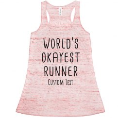 Custom World's Okayest Runner Tank