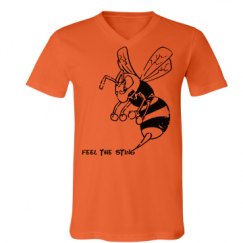 Unisex V-Neck Jersey Tee