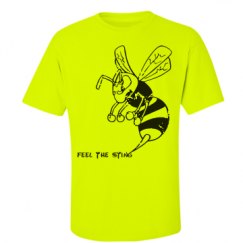 Unisex Ultra Cotton Safety Neon Crewneck Tee