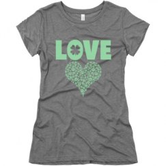 Ladies Slim Fit Super Soft Triblend Tee