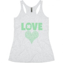 Ladies Slim Fit Super Soft Racerback Triblend Tank