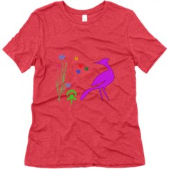 Ladies Relaxed Fit Super Soft Triblend Tee