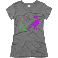 Ladies Slim Fit Super Soft Triblend Tee