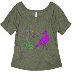 Ladies Flowy Slouchy Tee
