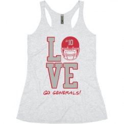 Ladies Slim Fit Super Soft Racerback Triblend Tank