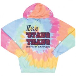 Unisex Tie-Dye Fleece Hoodie