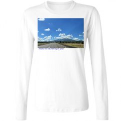 Ladies Relaxed Fit Basic Long Sleeve Tee