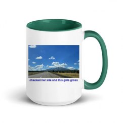 15oz Ceramic Mug with Color Inside