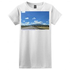 On the Road Lucy LaRue Photo Fitted Tee Shirt