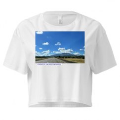 Ladies Festival Cali Crop Top Tee