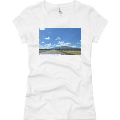 Ladies Slim Fit Basic Promo Jersey Tee