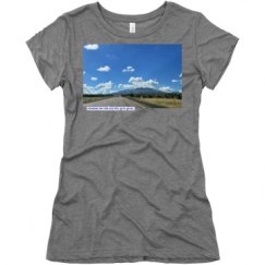 Ladies Slim Fit Super Soft Triblend Tee