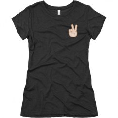 Ladies Slim Fit Super Soft Triblend Tee