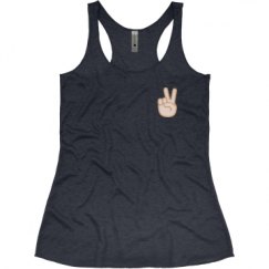 Ladies Slim Fit Super Soft Racerback Triblend Tank