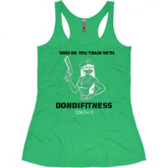 Ladies Slim Fit Super Soft Racerback Triblend Tank