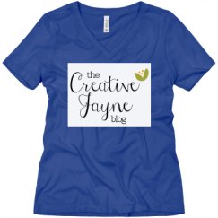 Ladies Relaxed Fit V-Neck Tee