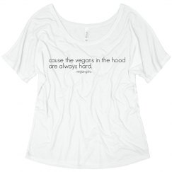 in the hood... simple tee