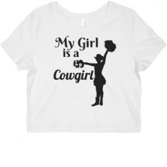 Ladies Slim Fit Crop Top Tee