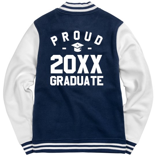 Custom Date Grad Jacket - Ladies Fleece 