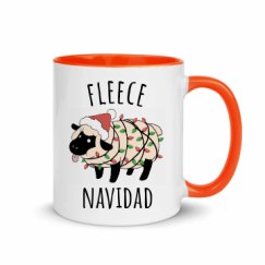 11oz Ceramic Mug with Color Inside