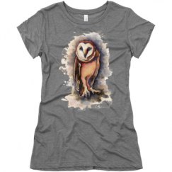 Ladies Slim Fit Super Soft Triblend Tee