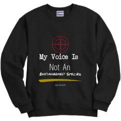 Unisex Film and Foil Crewneck Sweatshirt