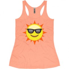 Ladies Slim Fit Super Soft Racerback Triblend Tank