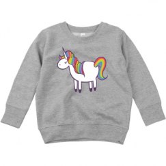 Toddler Crewneck Basic Promo Sweatshirt