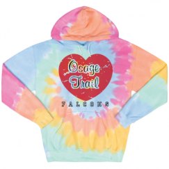 Unisex Tie-Dye Fleece Hoodie