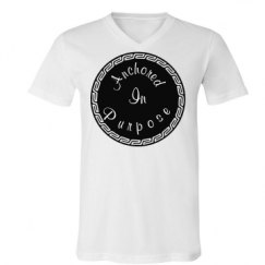 Unisex V-Neck Jersey Tee