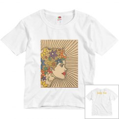 Youth Latina Tee-Jazzy Art