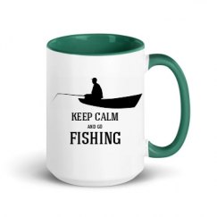 15oz Ceramic Mug with Color Inside