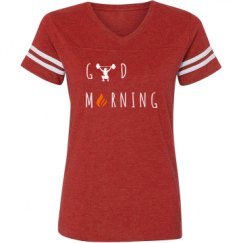 Ladies Relaxed Fit Vintage Sports Tee