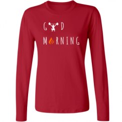 Ladies Relaxed Fit Basic Long Sleeve Tee