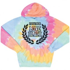 Unisex Tie-Dye Fleece Hoodie