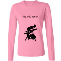 Ladies Relaxed Fit Basic Long Sleeve Tee