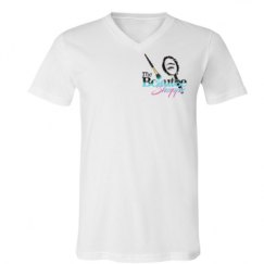 Unisex V-Neck Jersey Tee