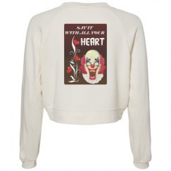 Women's Raglan Pullover Fleece