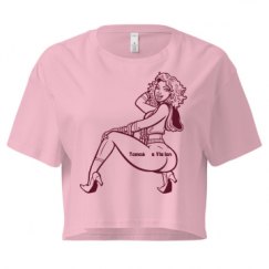 Ladies Festival Cali Crop Top Tee