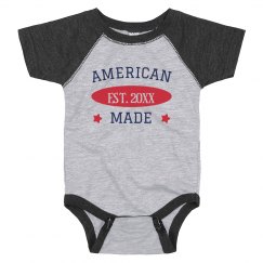 American Made Custom July 4th Baby