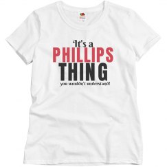It's a PHILLIPS thing