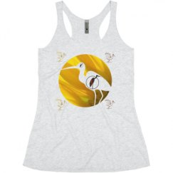 Ladies Slim Fit Super Soft Racerback Triblend Tank